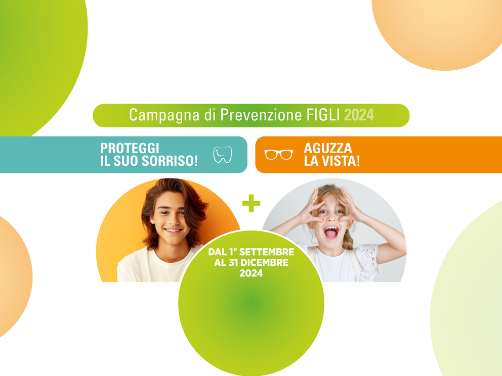 È partita la Campagna di Prevenzione per i tuoi figli minorenni! 